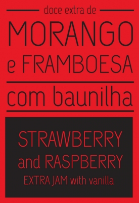 DOCE DE MORANGO E FRAMBOESA COM BAUNILHA 