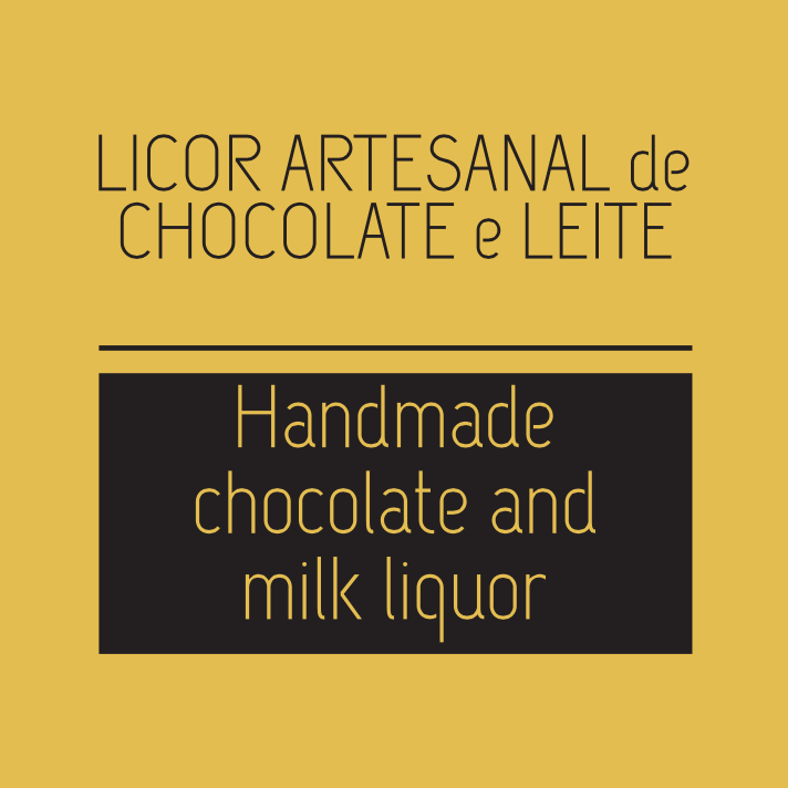 LICOR ARTESANAL DE CHOCOLATE E LEITE 